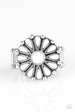 Load image into Gallery viewer, Poppy Pop-tastic- White and Silver Ring- Paparazzi Accessories