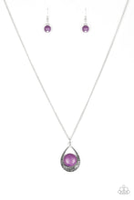 Load image into Gallery viewer, Rio Rancho Resplendence- Purple and Silver Necklace- Paparazzi Accessories