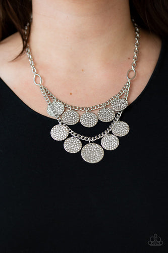 Works Every CHIME- Silver Necklace- Paparazzi Accessories