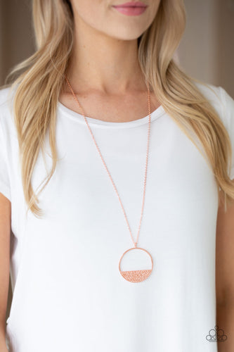 Bet Your Bottom Dollar- Copper Necklace- Paparazzi Accessories