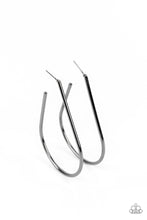 Load image into Gallery viewer, City Curves- Gunmetal Earrings- Paparazzi Accessories