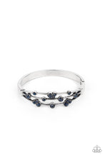 Load image into Gallery viewer, Cosmic Candescence- Blue and Silver Bracelet- Paparazzi Accessories