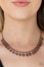 Load image into Gallery viewer, Dainty DISCovery- Copper Necklace- Paparazzi Accessories
