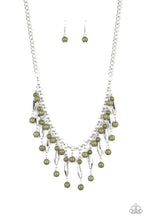 Load image into Gallery viewer, Earth Conscious- Green and Silver Necklace- Paparazzi Accessories