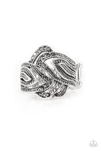 Fire and Ice- Silver Ring- Paparazzi Accessories