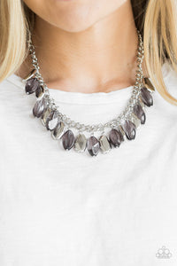 Fringe Fabulous- Silver Necklace- Paparazzi Accessories