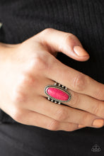Load image into Gallery viewer, Home On The Ranch- Pink and Silver Ring- Paparazzi Accessories