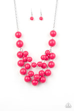 Load image into Gallery viewer, Miss Pop-YOU-larity- Pink and Silver Necklace- Paparazzi Accessories