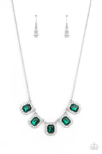 Load image into Gallery viewer, Next Level Luster- Green and Silver Necklace- Paparazzi Accessories