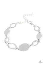 Load image into Gallery viewer, OVAL And Out- Silver Bracelet- Paparazzi Accessories