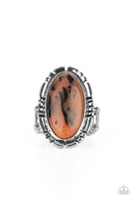 Load image into Gallery viewer, Peacefully Pioneer- Brown and Silver Ring- Paparazzi Accessories