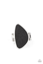 Load image into Gallery viewer, Perfectly Petrified- Black and Silver Ring- Paparazzi Accessories