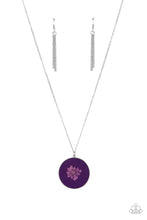 Load image into Gallery viewer, Prairie Picnic- Purple and Silver Necklace- Paparazzi Accessories