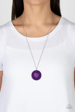 Load image into Gallery viewer, Prairie Picnic- Purple and Silver Necklace- Paparazzi Accessories