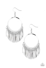 Load image into Gallery viewer, Radiant Chimes- Silver Earrings- Paparazzi Accessories