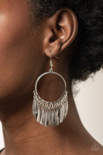 Load image into Gallery viewer, Radiant Chimes- Silver Earrings- Paparazzi Accessories