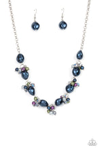 Load image into Gallery viewer, Rolling With The BRUNCHES- Blue and Silver Necklace- Paparazzi Accessories