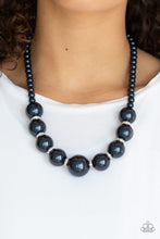 Load image into Gallery viewer, SoHo Socialite- Blue and White Necklace- Paparazzi Accessories