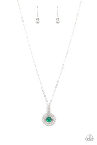 Springtime Twinkle- Green and Silver Necklace- Paparazzi Accessories