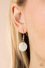 Load image into Gallery viewer, Tidal Tease- White and Silver Necklace- Paparazzi Accessories