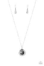 Load image into Gallery viewer, Trademark Twinkle- White and Silver Necklace- Paparazzi Accessories