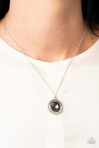 Trademark Twinkle- White and Silver Necklace- Paparazzi Accessories