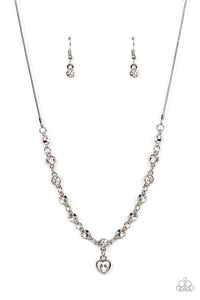 True Love Trinket- White and Silver Necklace- Paparazzi Accessories