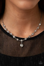 Load image into Gallery viewer, True Love Trinket- White and Silver Necklace- Paparazzi Accessories