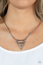 Load image into Gallery viewer, Tulum Totem- Brown and Silver Necklace- Paparazzi Accessories