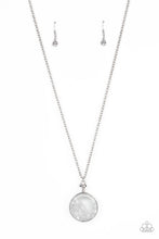 Load image into Gallery viewer, Twinkly Treasury- White and Silver Necklace- Paparazzi Accessories