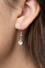 Load image into Gallery viewer, Twinkly Treasury- White and Silver Necklace- Paparazzi Accessories