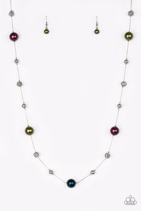 Eloquently Eloquent- Purple and Green Necklace- Paparazzi Accessories