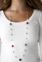 Load image into Gallery viewer, Eloquently Eloquent- Purple and Green Necklace- Paparazzi Accessories