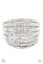 Load image into Gallery viewer, Blinding Brilliance Silver Ring- Paparazzi Accessories