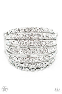 Blinding Brilliance Silver Ring- Paparazzi Accessories