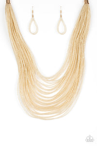 Streaming Starlight- Gold Necklace- Paparazzi Accessories