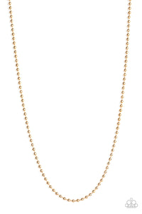 Cadet Casual- Gold Necklace- Paparazzi Accessories