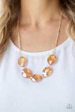 Load image into Gallery viewer, Cosmic Closeup- Gold Necklace- Paparazzi Accessories