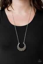 Load image into Gallery viewer, Count To ZEN- Green and Silver Necklace- Paparazzi Accessories