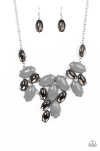 Date Night Nouveau- Silver Necklace- Paparazzi Accessories