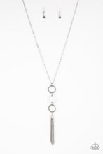 Load image into Gallery viewer, Diva In Diamonds- Silver Necklace- Paparazzi Accessories