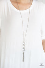 Load image into Gallery viewer, Diva In Diamonds- Silver Necklace- Paparazzi Accessories