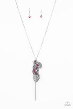 Load image into Gallery viewer, I Be-LEAF- Purple and Silver Necklace- Paparazzi Accessories