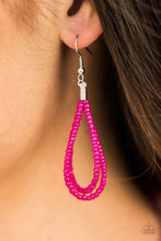 Load image into Gallery viewer, Let It BEAD- Pink and Silver Necklace- Paparazzi Accessories