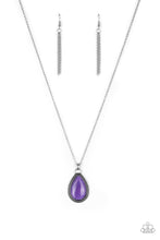 Load image into Gallery viewer, On The Home Frontier- Purple and Silver Necklace- Paparazzi Accessories