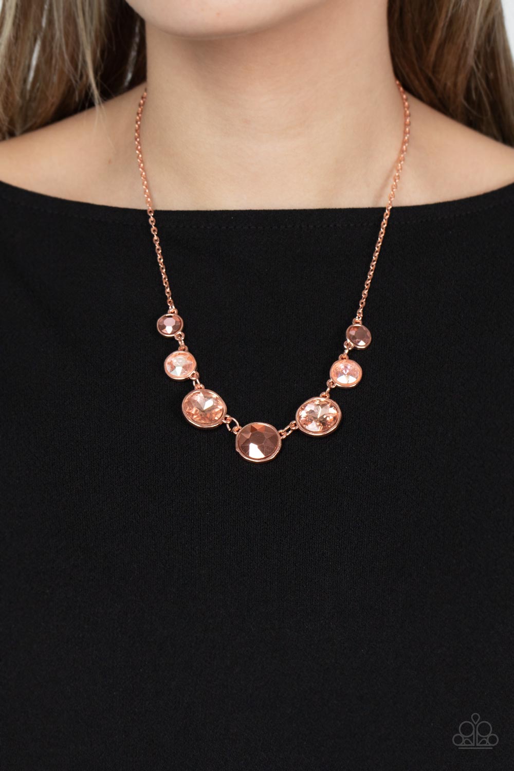 Pampered Powerhouse- Copper Necklace- Paparazzi Accessories