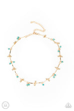Load image into Gallery viewer, Sahara Social- Blue and Gold Necklace- Paparazzi Accessories