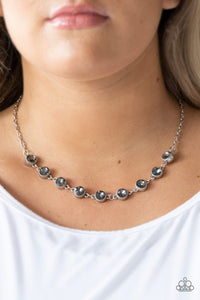 Starlit Socials- Silver Necklace- Paparazzi Accessories