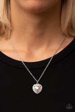 Load image into Gallery viewer, Taken With Twinkle- Multicolored Silver Necklace- Paparazzi Accessories