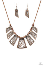 Load image into Gallery viewer, Vintage Vineyard- Copper Necklace- Paparazzi Accessories